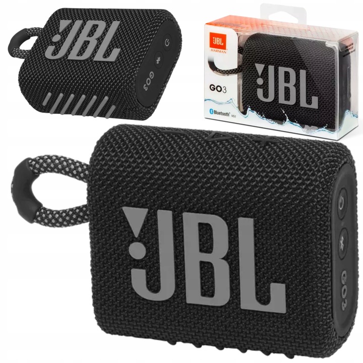 GŁOŚNIK MOBILNY PRZENOŚNY JBL GO 3 4,2 W BLUETOOTH