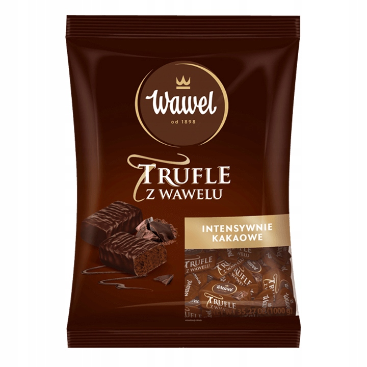 WAWEL CUKIERKI CZEKOLADKI TRUFLE Z WAWELU 1KG