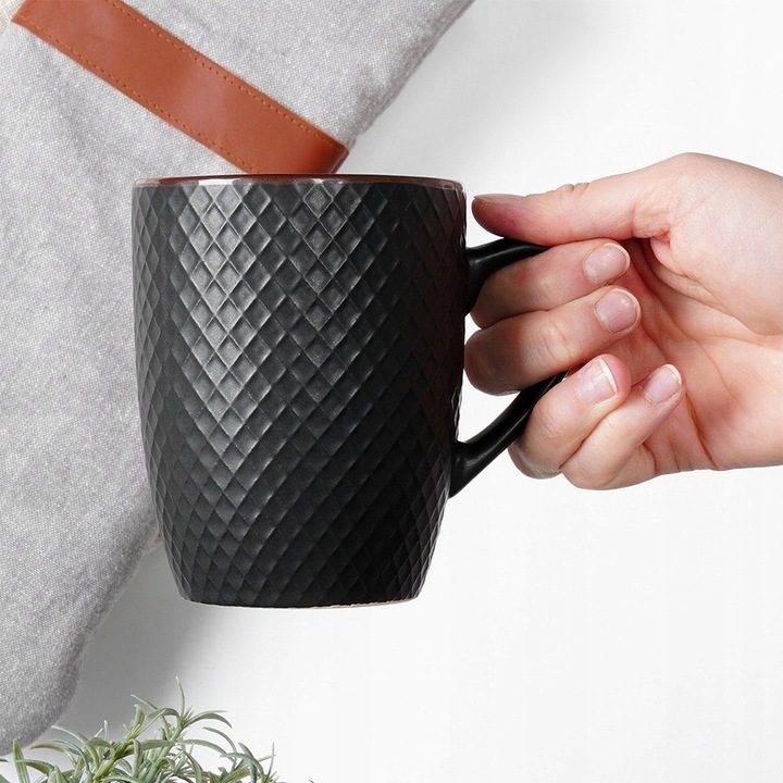 4x Duży KUBEK do napojów kawy herbaty zestaw prezentowy komplet kubków