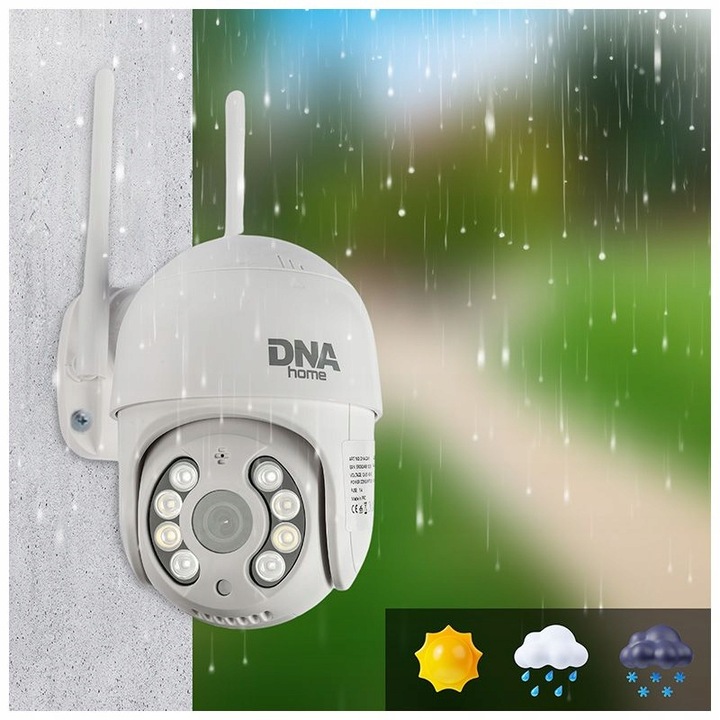 KAMERA WIFI IP SMART ZEWNĘTRZNA OBROTOWA FULL HD 2MP 1080p ZOOM 4x DETEKCJA