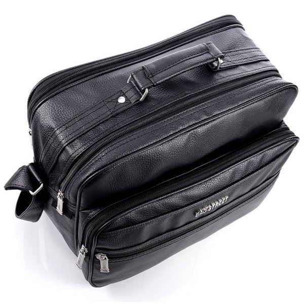 Torba Męska na Ramię do Pracy Skórzana Torby A4