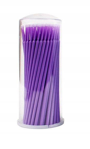 MIKRO APLIKATORY DO RZĘS TUBA 100SZT