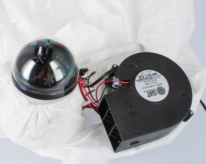 BAŁWAN nadmuchiwany ŚWIECĄCY DUŻY pompowany LED 150cm dmuchaniec JUMIhome