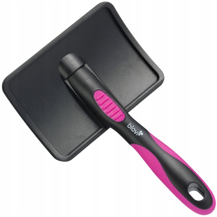 Blovi Large Soft Slicker - miękka szczotka pudlówka dla psa i kota, duża