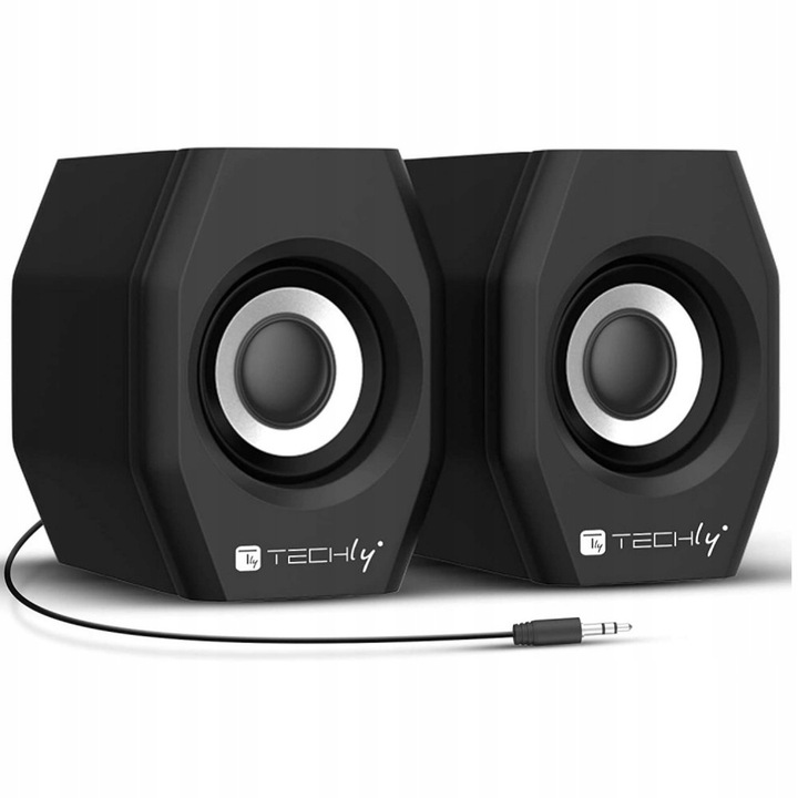 Mini Głośniki Komputerowe 2.0 Jack 3.5mm 6W USB