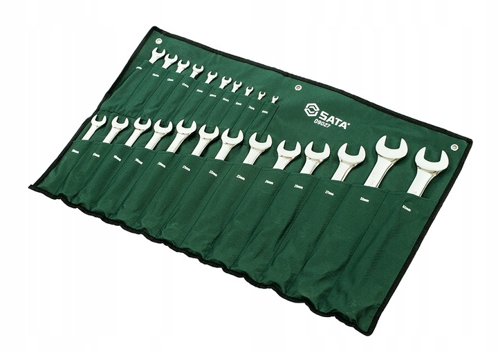 Zestaw kluczy płasko-oczkowych SATA 09027