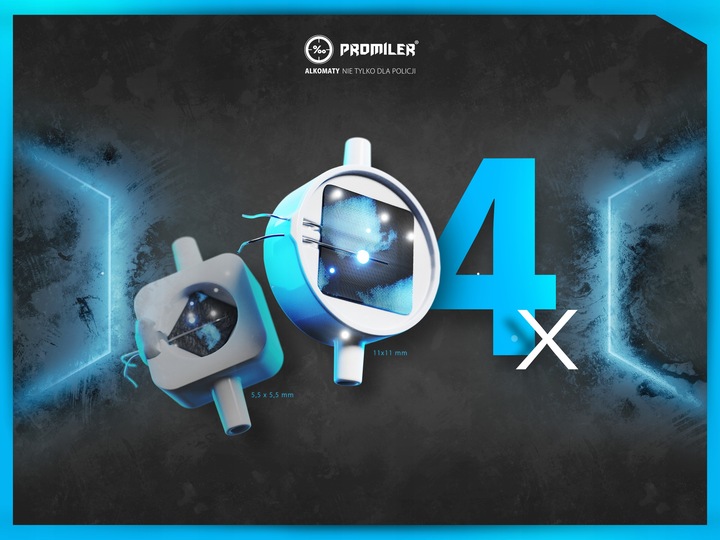 Alkomat PROMILER iSober 30 Kalibracja w dniu wysyłki + KAMIZELKA