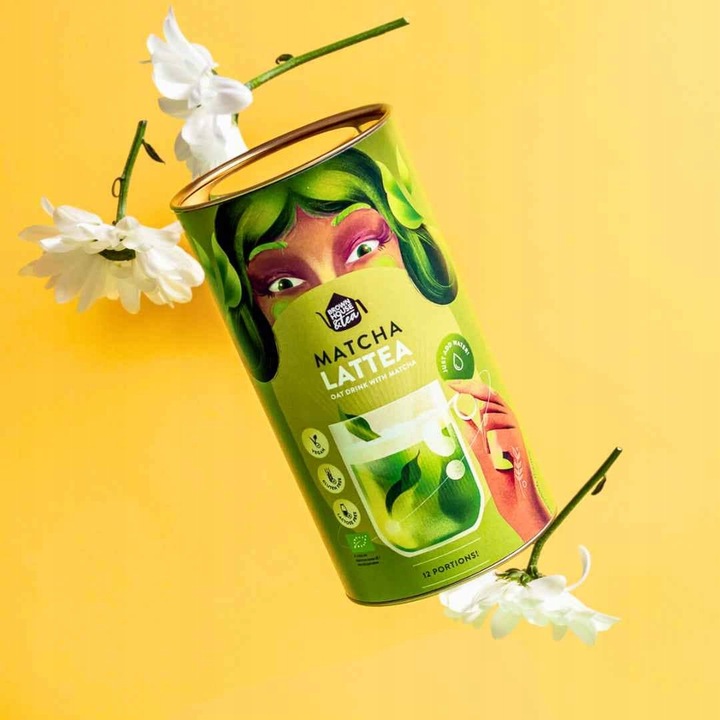 Matcha Lattea 10 porcji - matcha latte w formie instant z napojem owsianym