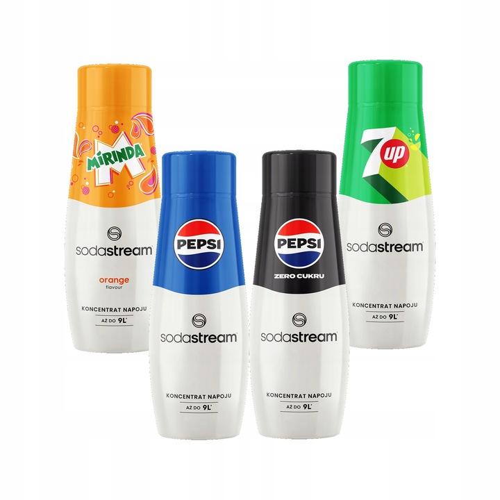 Syrop Soda Stream Pepsi, Mirinda, 7up, Pepsi Max