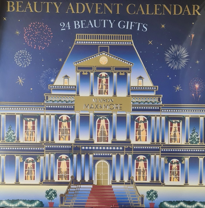 KALENDARZ ADWENTOWY Z KOSMETYKAMI MAX&MORE ZESTAW LUKSUSOWYCH KOSMETYKÓW 24