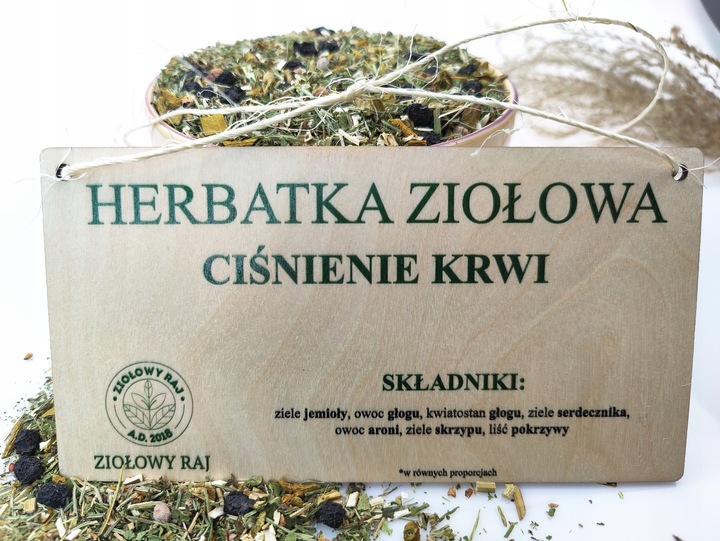 Zioła Na Ciśnienie Krwi Nadciśnienie Jemioła 500g Herbatka Ziołowy Raj