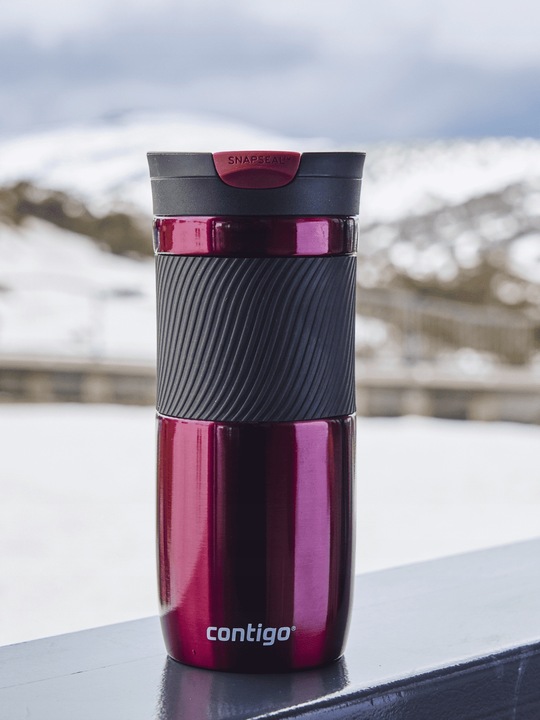 CONTIGO 2095664 Byron Vivacious bordowy 470 ml Kubek termiczny
