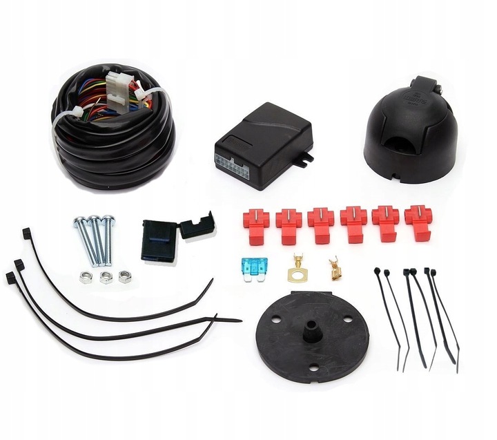 KOMPLETNY HAK HOLOWNICZY+MODUŁ 7 pin+WIĄZKA VW CADDY E20