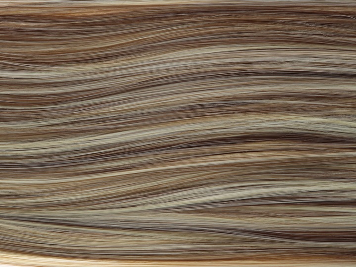 DOCZEPIANE WŁOSY Jak Naturalne Clip In Dopinki Proste Długie 6 Taśm 60cm