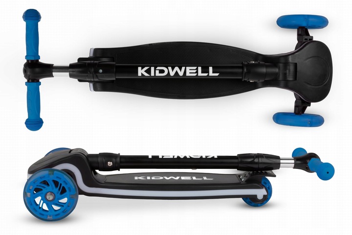 Hulajnoga LED KIDWELL Lumo balansowa świecące koła 3+ do 50 kg składana