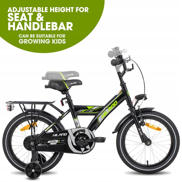 18-calowy rower jednobiegowy dla dzieci 5-9 Yrs Stabilizator Hand&Coaster