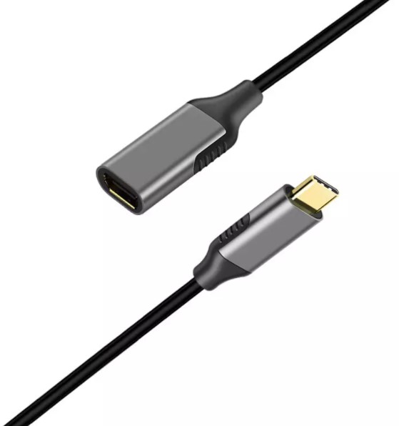 Kabel USB-C DisplayPort 1.2 Żeński Adapter 4K 60HZ Full HD Przewód MHL 1m