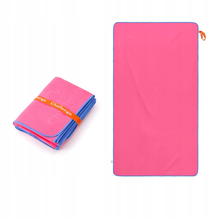 RĘCZNIK Z MIKROFIBRY 80x150 cm różowy NEW