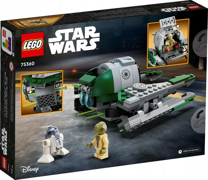 LEGO 75360 STAR WARS Statek Myśliwiec JEDI YODA