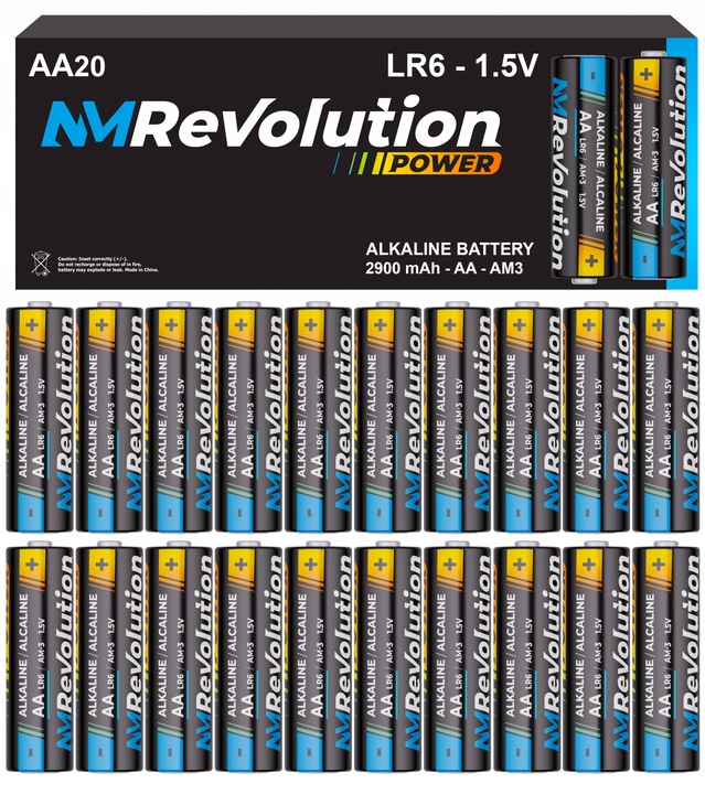 40x Mocna bateria 20x AAA + 20x AA paluszki zestaw