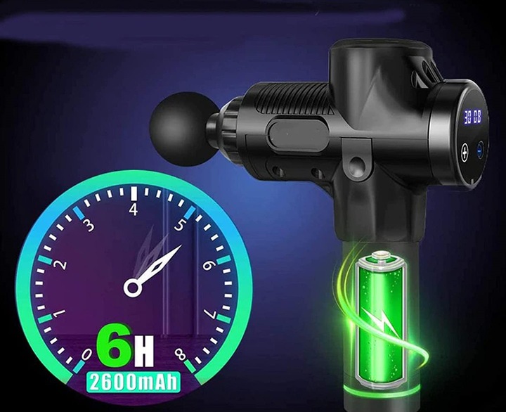 Pistolet wibrujący do masażu MASAŻER ręczny (E066)