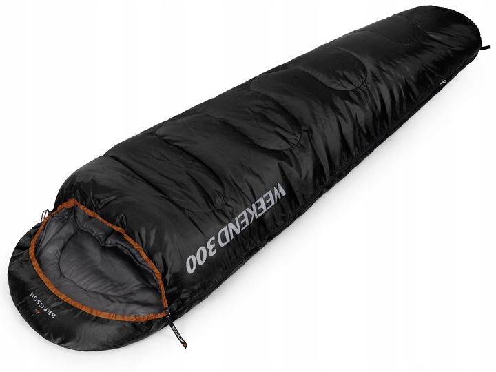 Śpiwór mumia Bergson WEEKEND 300 Black