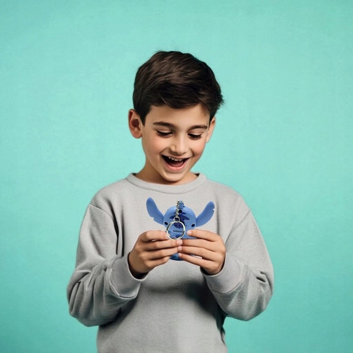 Konsola podręczna Disney Stitch My Best-E, LCD, 3 gry, jak tamagotchi