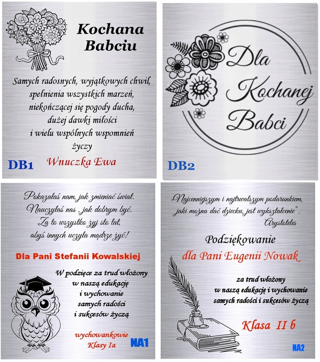 Srebrny Łańcuszek 925 Drzewko Szczęścia Grawer