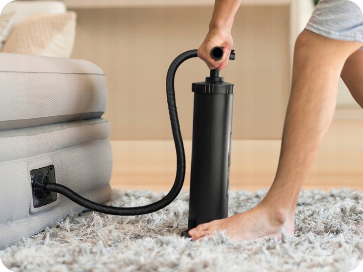 Pompka Ręczna Tłokowa Dwukierunkowa Do Materacy Double Quick III INTEX