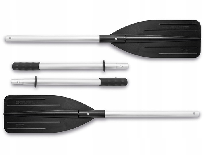 2w1 Wiosło 2 Wiosła Aluminiowe Składane Do Pontonu Łódki 137cm Intex