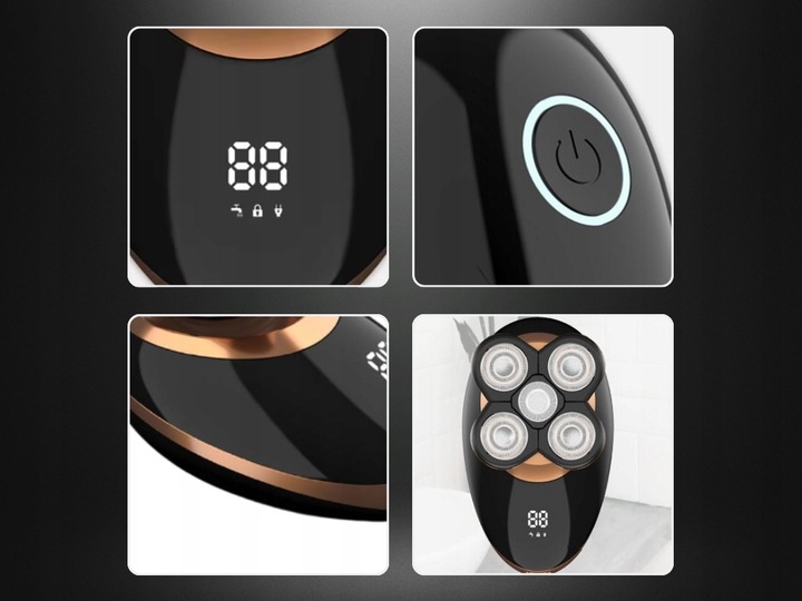 GOLARKA MĘSKA TR5-PRO TRYMER MASZYNKA DO BRODY GŁOWY TWARZY WŁOSÓW ALPHA