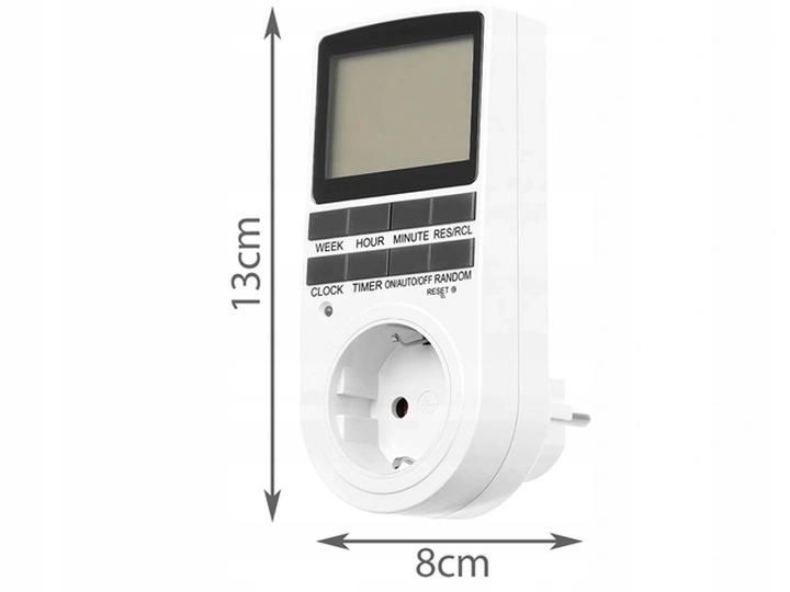 PROGRAMATOR CZASOWY WŁĄCZNIK WYŁĄCZNIK TIMER LCD