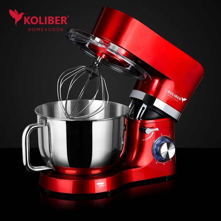 ROBOT KUCHENNY PLANETARNY MIKSER KOLIBER 3200W 6.2L 7w1 WIELOFUNKCYJNY PROF