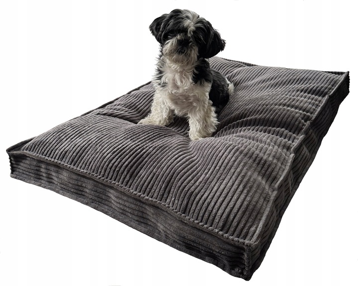 Legowisko Posłanie Poducha MIĘKKIE PLUSZOWE 100x70cm ASO szary