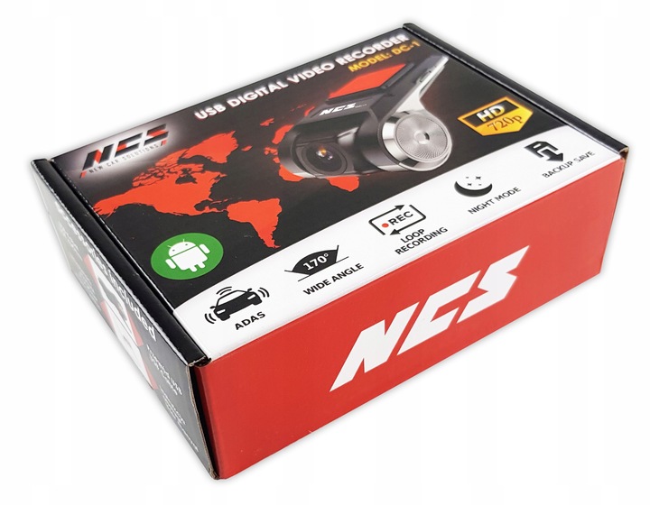 REJESTRATOR JAZDY KAMERA ANDROID DVR HD WIDEO ADAS