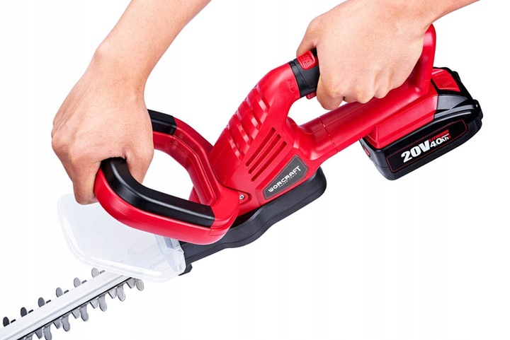 NOŻYCE DO ŻYWOPŁOTU AKUMULATOROWE DO KRZEWÓW GAŁĘZI SEKATOR 510MM WORCRAFT