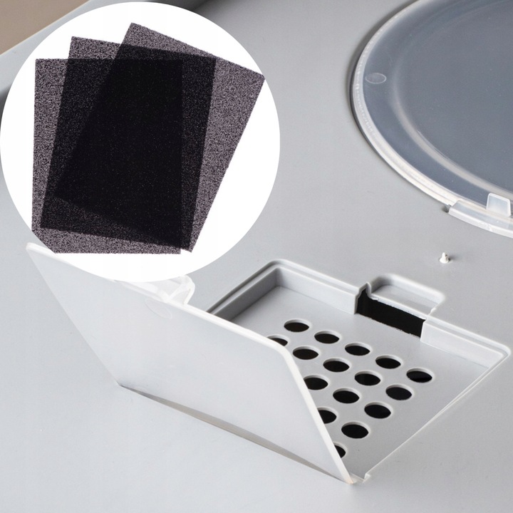 KUWETA DLA KOTA Z SZUFLADĄ ZAMKNIĘTA DUŻA KRYTA NA ŻWIREK TOALETA ŁOPATKA