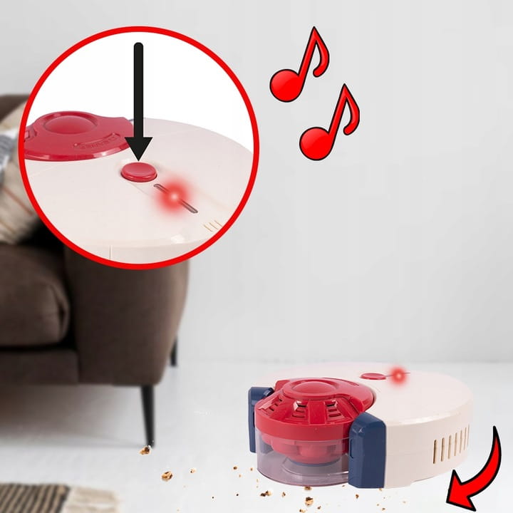 Zestaw Sprzątający 8w1 Odkurzacz Pionowy dla Dzieci Robot Mop Miotła 3 L+