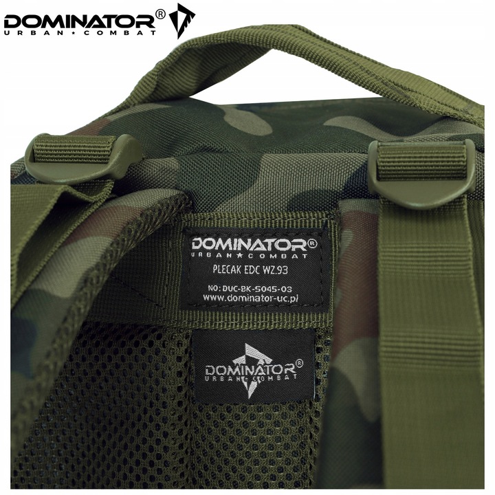 PLECAK WOJSKOWY TAKTYCZNY DOMINATOR EDC MOLLE MORO PL WOODLAND wz.93 30L