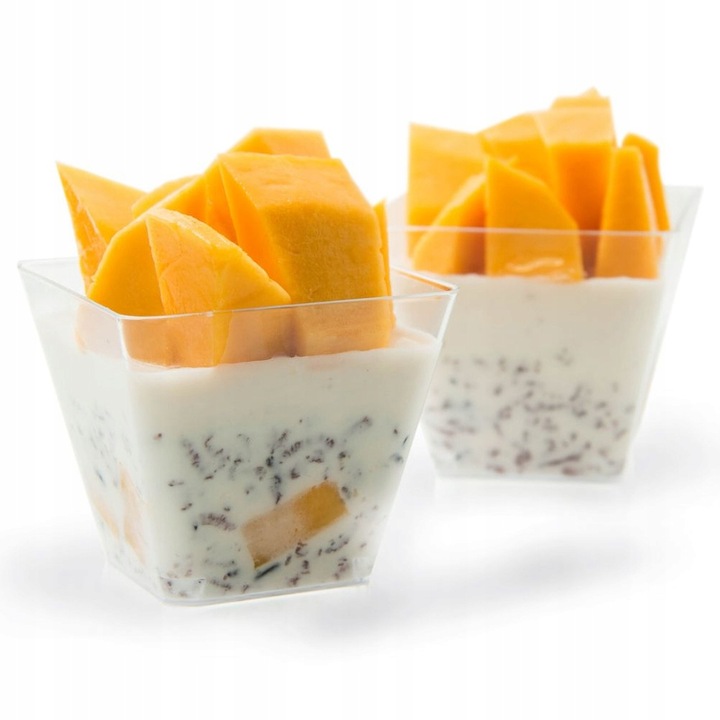 12x Kubki PUCHARKI pojemniki na desery przekąski przystawki do deserów