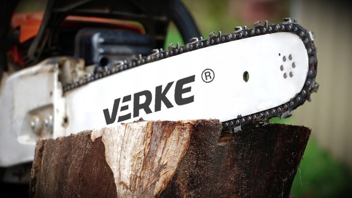 PROWADNICA Z 2 ŁAŃCUCHAMI PIŁY PILARKI SPALINOWEJ 10'' 25cm 3/8" 1,3mm 40o