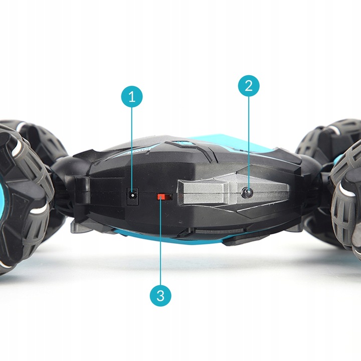 SAMOCHÓD ZDALNIE STEROWANY RC RĘKĄ GESTAMI PILOT AUTO PODŚWIETLENIE LED 4x4