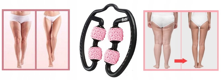 MASAŻER DO CIAŁA ANTYCELLULITOWY RĘCZNY ROLLER