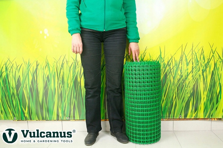 Siatka Plastikowa Budowlana 60cm 25m Rabatowa Gruba Ogrodowa Mocna 0,6m