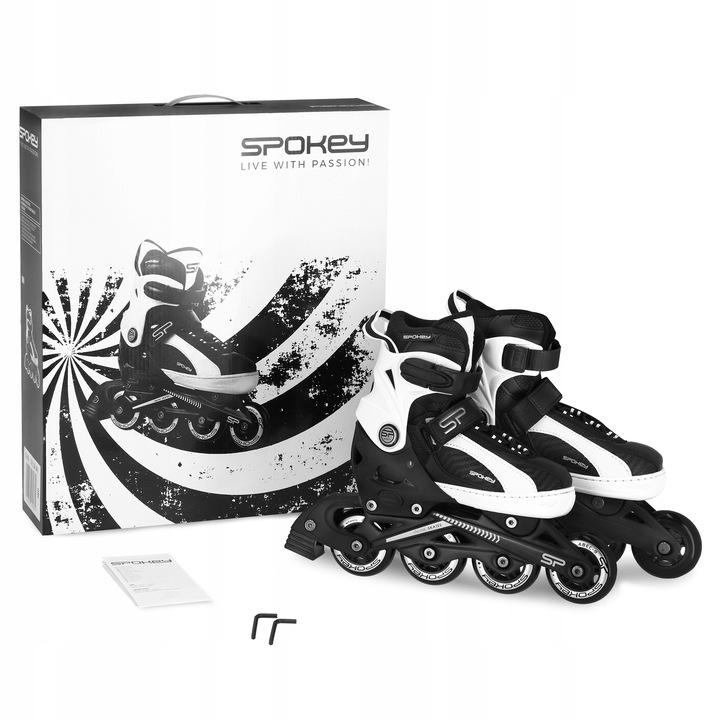 Łyżworolki rekreacyjne Spokey Ori regulowane dziecięce rozm. 33-36