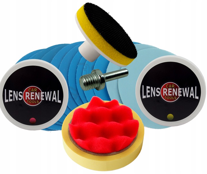 Zestaw do regeneracji reflektorów polerowania lamp z powłoką ochronną UV