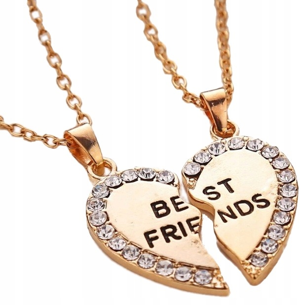 NASZYJNIK 2 NAJLEPSZYCH PRZYJACIÓŁEK BFF 24H