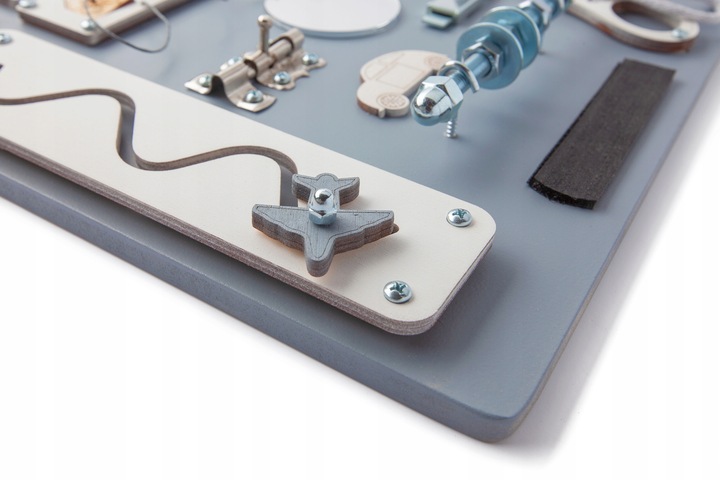 TABLICA Manipulacyjna Sensoryczna MONTESSORI IMIĘ