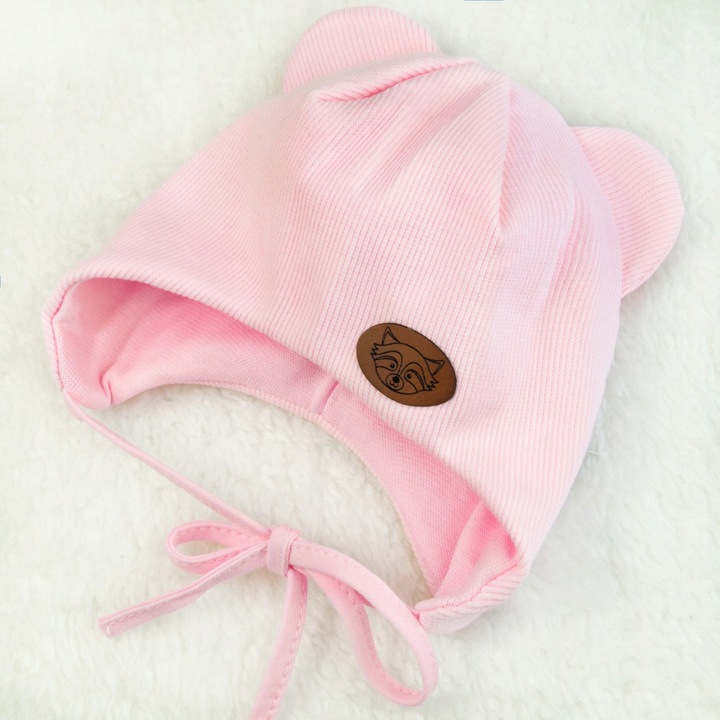 Komplet niemowlak CZAPKA APASZKA z podszewką 40-42