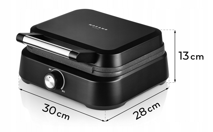 GOFROWNICA 2200W XXL 2 CHRUPIĄCE PUSZYSTE GOFRY XXL DUŻA SOLIDNIE WYKONANA